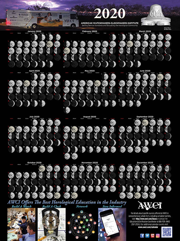 2020 Moonphase Calendar