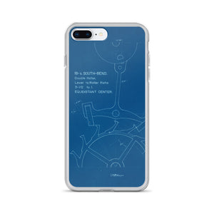 Escapement Blueprint iPhone Case